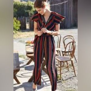 Maurice’s size 1 striped front tie jumpsuit